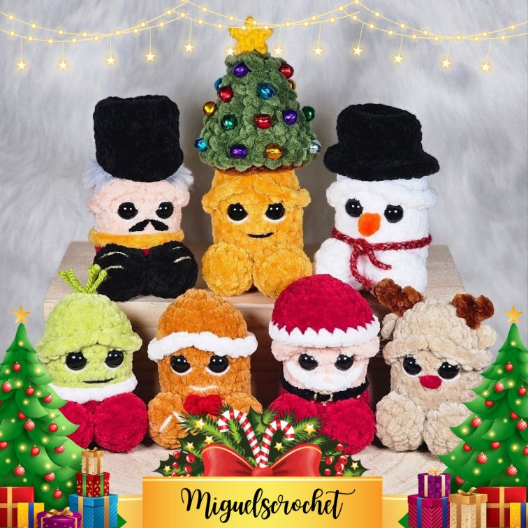 Mini Christmas Wiwis Crochet Pattern Bundle  | PDF Download!