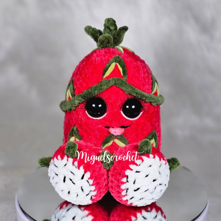 Dragon Fruit Wiwi Crochet Pattern Mod | PDF Download!