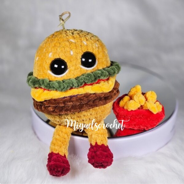 Burger Pal Crochet Pattern | PDF Download!