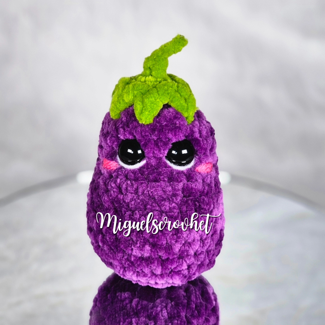 Cheeky Eggplant Crochet Pattern | PDF Download!