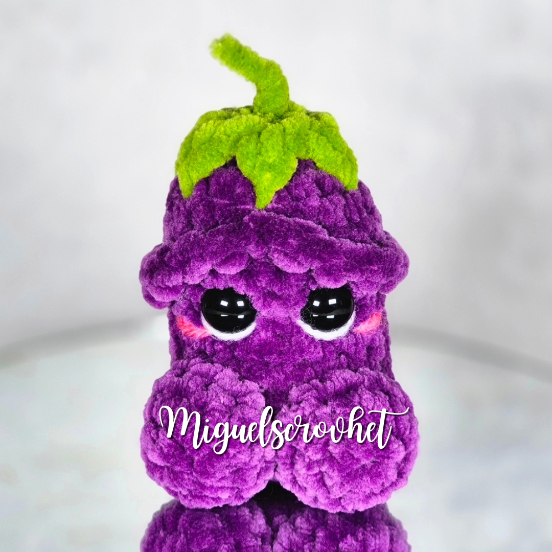 Mini Eggplant Wiwi Crochet Pattern | PDF Download!