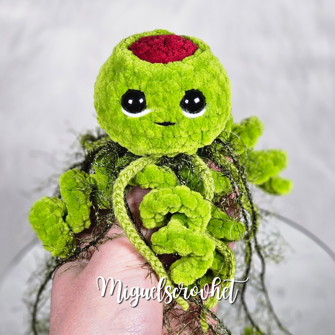 Olive Jellyfish Crochet Pattern | PDF Download!