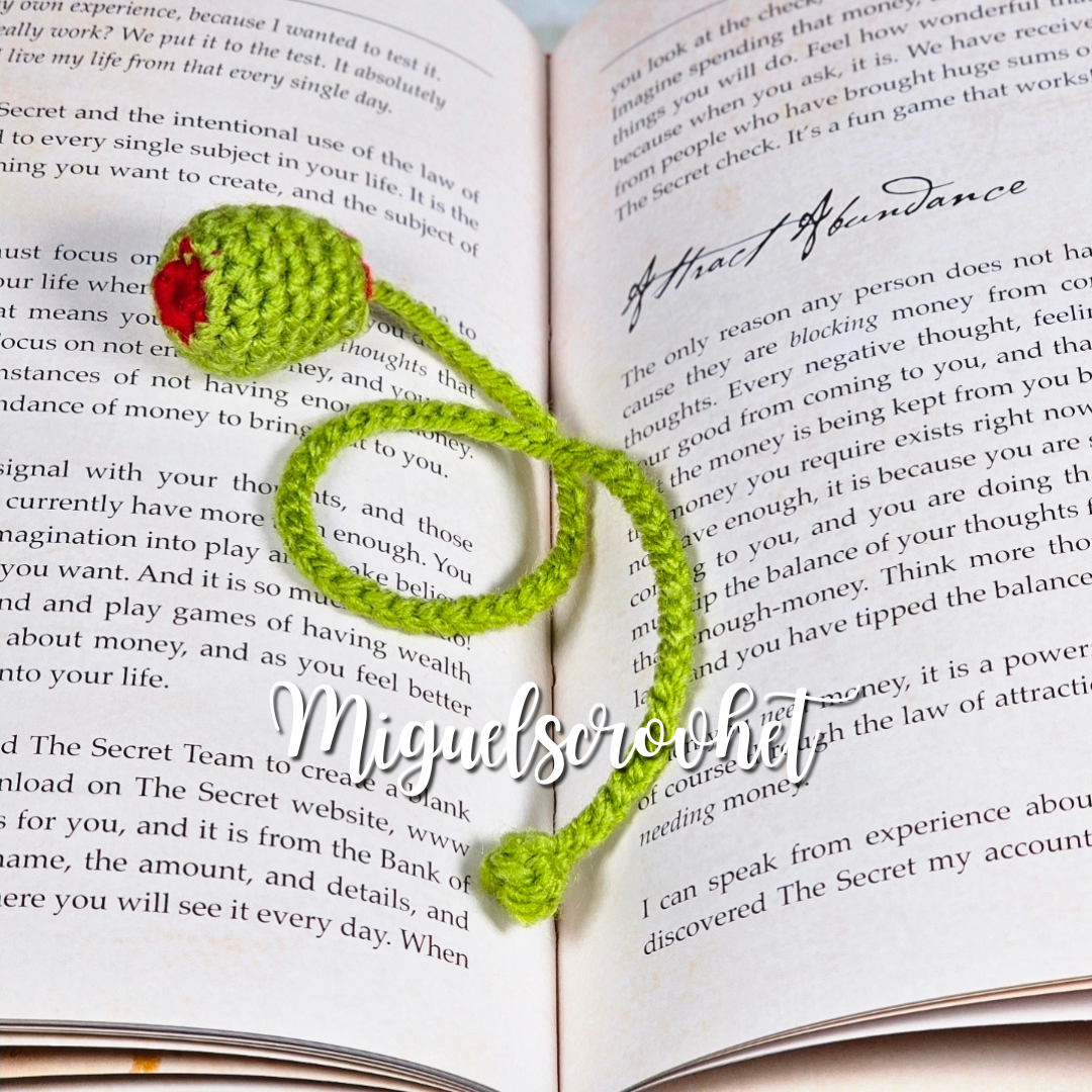 Olive Bookmark Crochet Pattern | PDF Download!