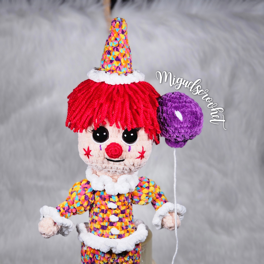 Cutie Clown Crochet Pattern | PDF Download!