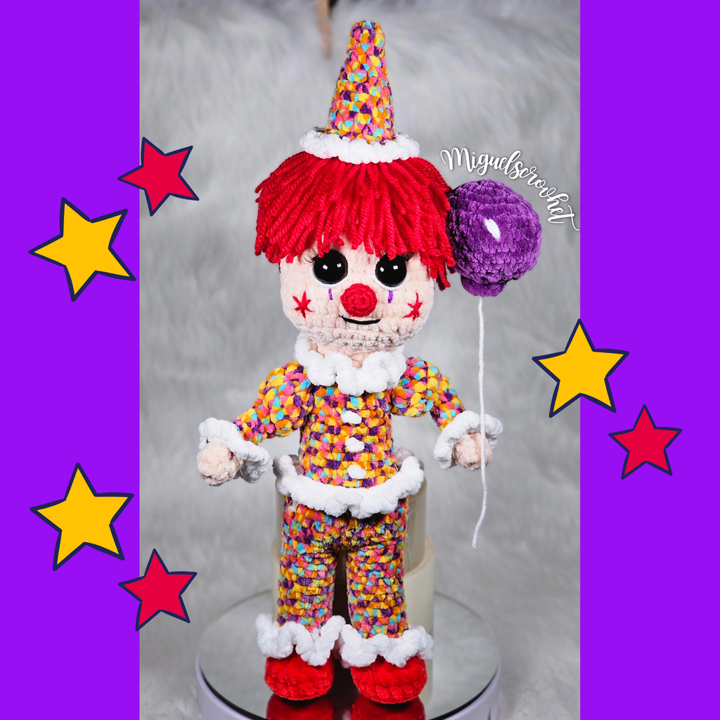 Cutie Clown Crochet Pattern | PDF Download!