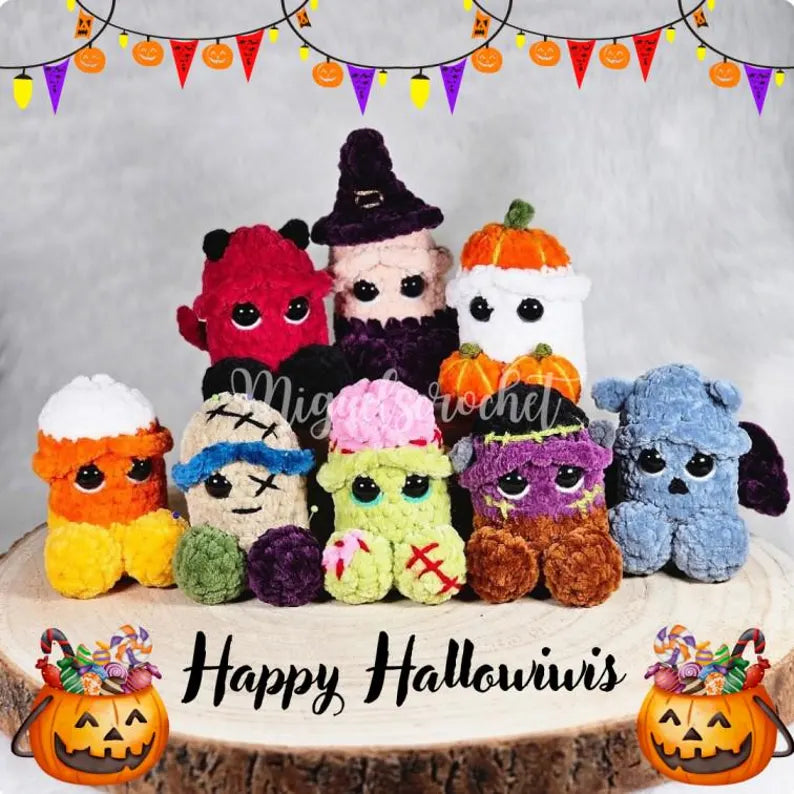 Mini Hallowiwis Crochet Pattern Bundle  | PDF Download!